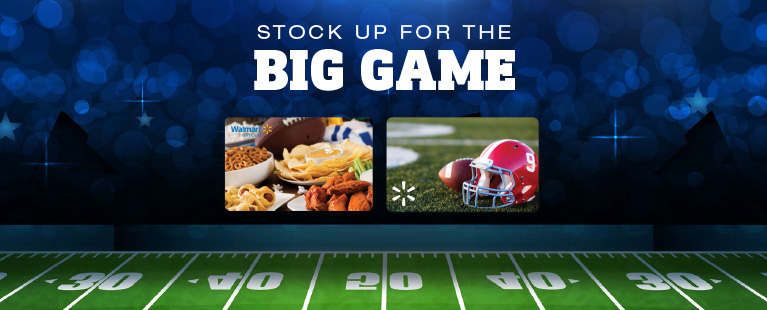 Stock up for the big game
